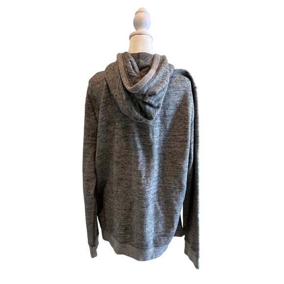 Abercrombie & Fitch Hoodie Full Zip Sweatshirt Grey SZL Y2K Vintage Logo Classic - Picture 2 of 11